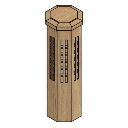 Figure 8: 428-21" Bollard